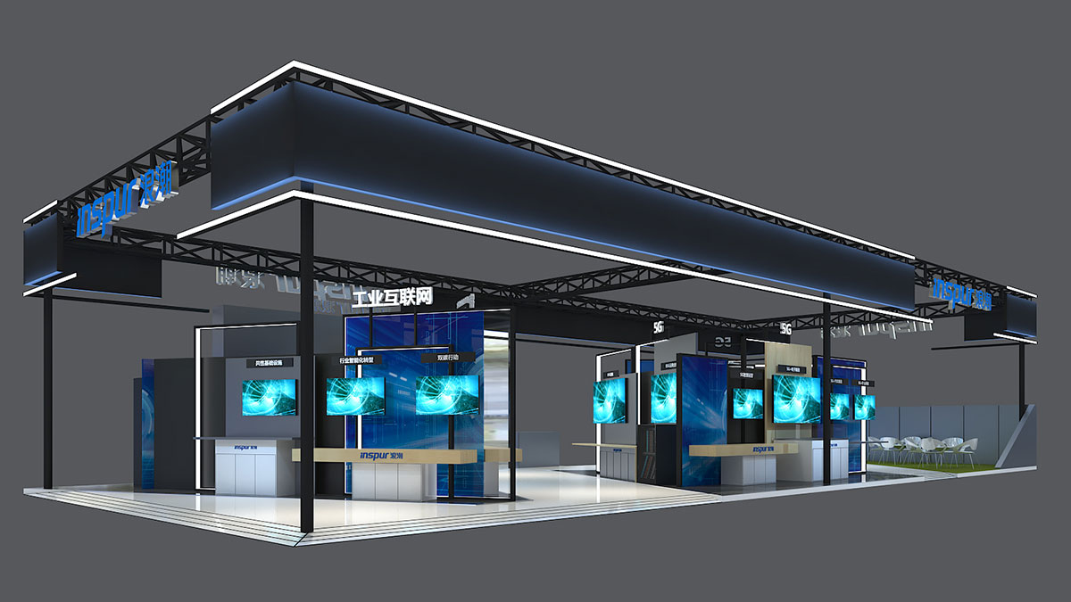 展臺(tái)搭建：中國(guó)浪潮