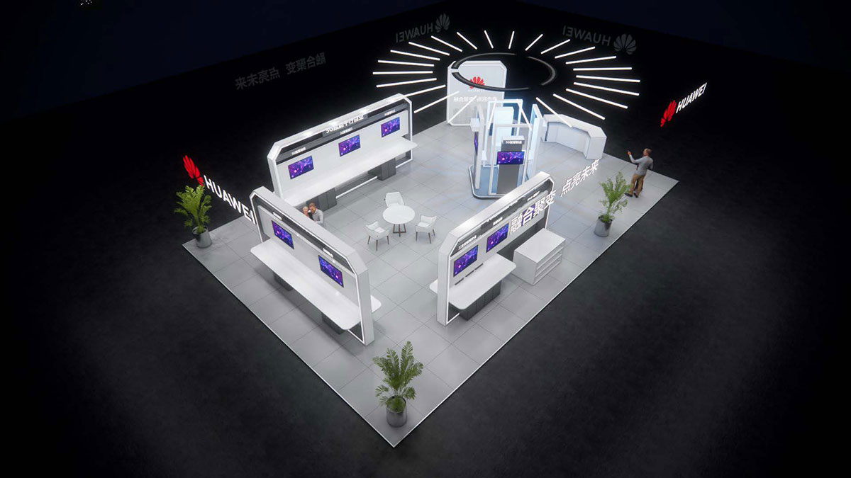 展臺搭建：華為-中國5G+工業(yè)互聯(lián)網(wǎng)大會